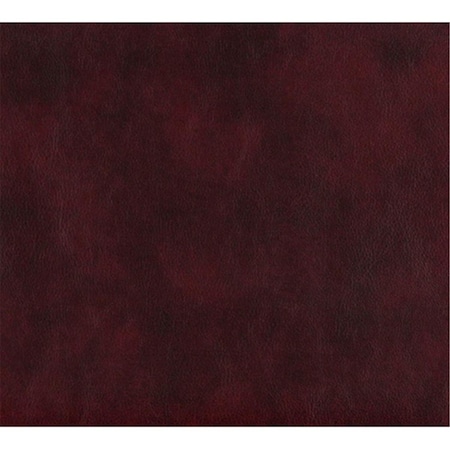 Finefabrics 54 in. Wide Burgundy, Smooth Small Leather Grain Upholstery Grade Recycled Leather FI59977